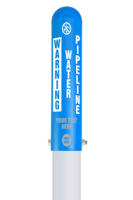 Custom Warning Water Pipeline Locator Bullet Marker
