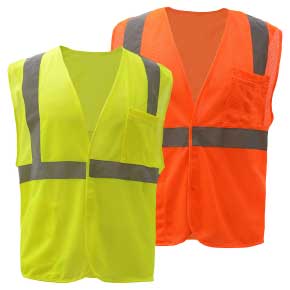 ANSI Class 2 Standard Mesh Hook & Loop Safety Vest