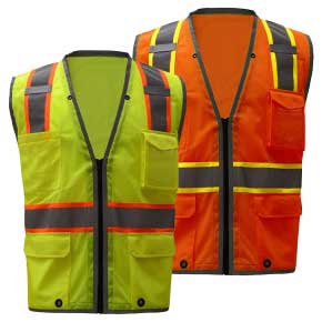 ANSI Class 2 Hyper Lite Mesh Safety Vest with Contrasting Trim