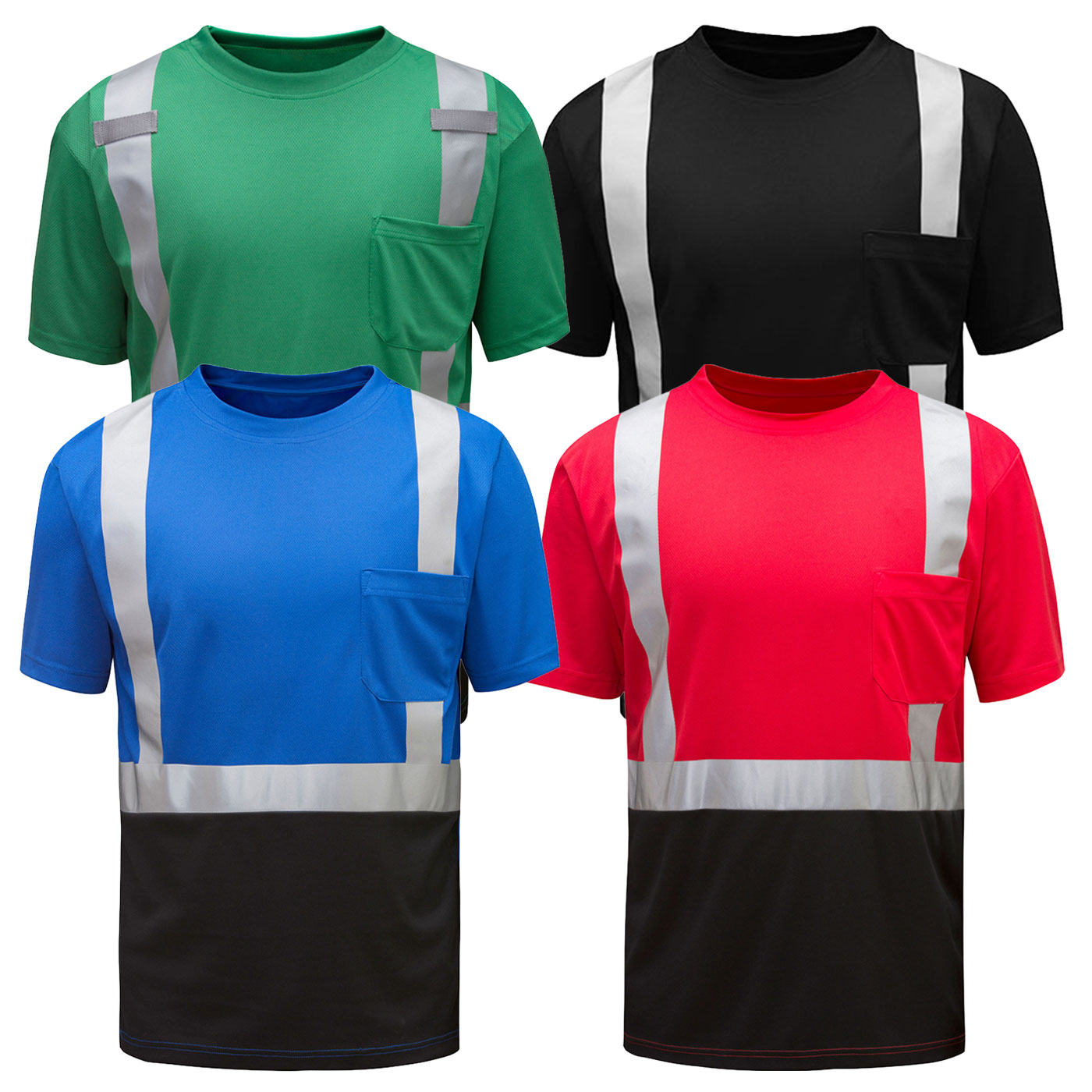 Non-ANSI Short Sleeve Reflective Safety T-Shirt