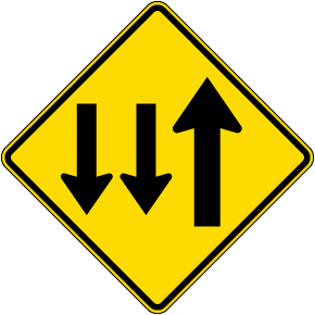 Two Way Traffic Sign
