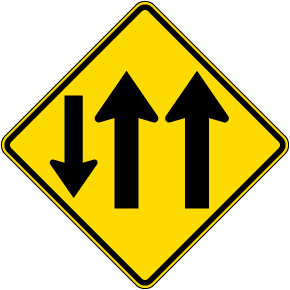 Two Way Traffic Sign