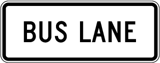 Bus Lane Sign