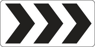 Roundabout Directional Symbol Sign