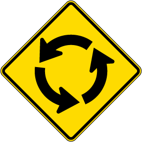 Roundabout Circulation Sign
