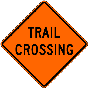 Trail Crossing Sign