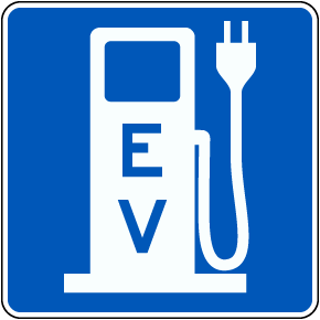 Electric Vehicle Charging Sign
