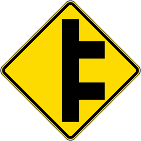 Double Right Side Road Sign