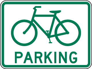 California Bicycle Parking Sign