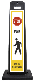 Stop for Pedestrian Vertical Panel