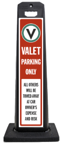 Valet Parking Only Vertical Panel