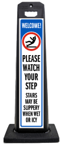 Please Watch Your Step Vertical Panel