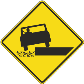 Soft Shoulder Loose Gravel Sign