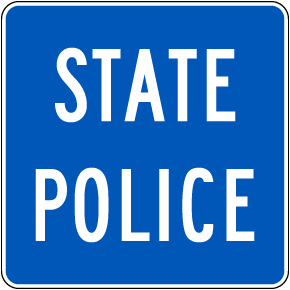 State Police Sign