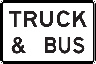 Truck And Bus Sign