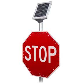 LED Solar Stop Sign