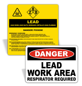 Lead Safety Signs