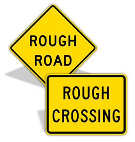 Rough Road Signs