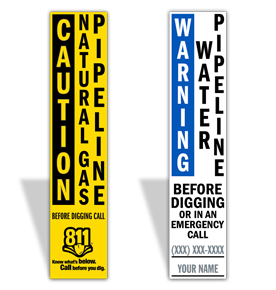 Utility Marker Labels