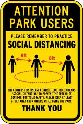 Attention Park Users Sign