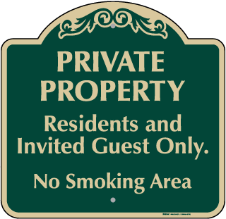 Residents And Invited Guest Sign