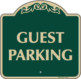 Guest Parking Sign