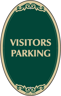 Visitors Parking Sign