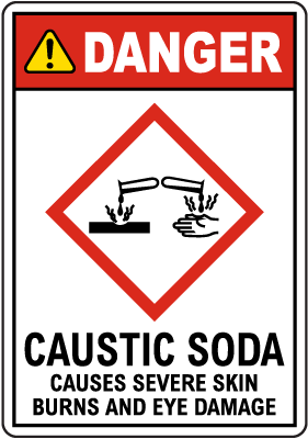 Sodium Hydroxide GHS Signs - Get 10% Off Now