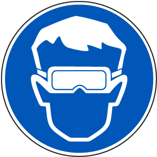 Wear Eye Protection Label