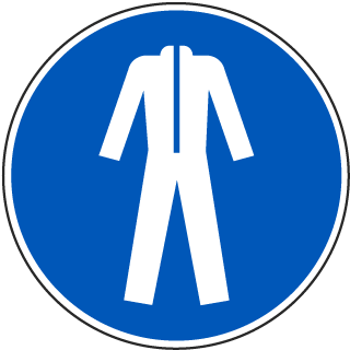 Wear Protective Clothing Label