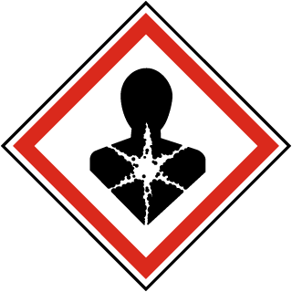 GHS01 Health Hazard Symbol Label