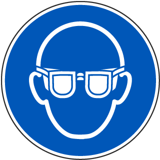 Wear Eye Protection Label