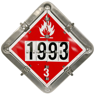 Solid Frame 5 Placard Dual Flip Set