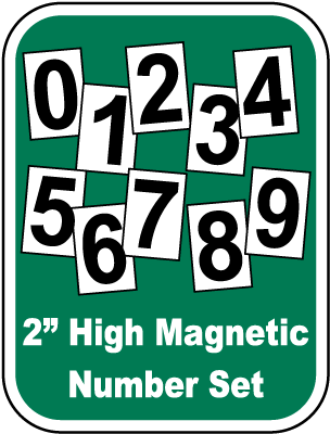 Magnetic Number Set For Steel Scoreboard
