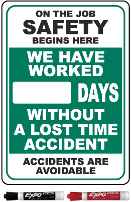 On The Job Safety Begins Here Scoreboard