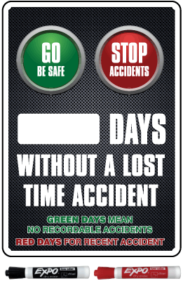 Go Be Safe Stop Accidents Scoreboard