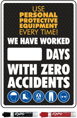 Use Personal Protective Equipment Every Time! Scoreboard