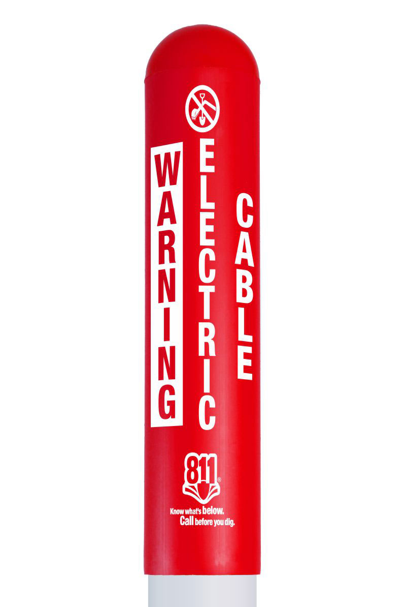 Warning Electric Cable Bullet Marker
