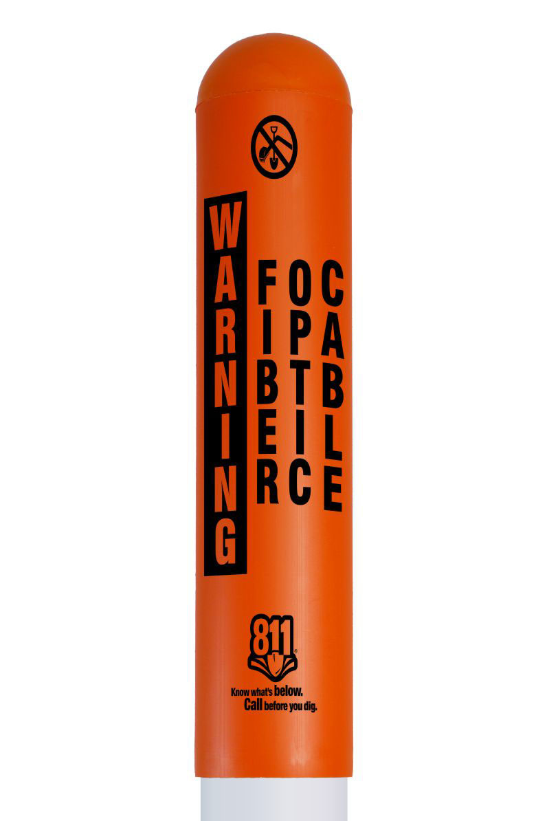 Warning Fiber Optic Cable Bullet Marker