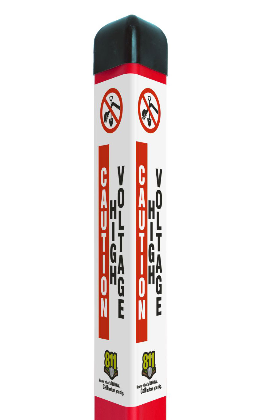 Caution High Voltage Triangular Marker