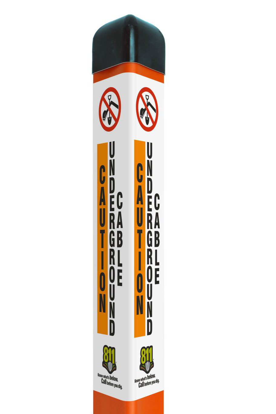 Caution Underground Cable Triangular Marker