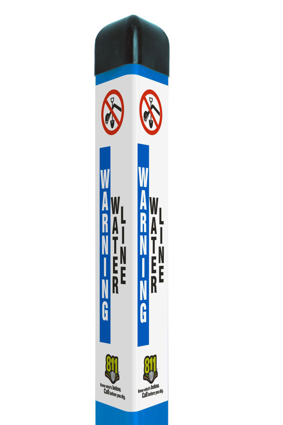 Warning Water Line Triangular Marker