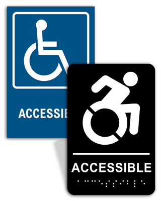Accessible Bathroom Signs