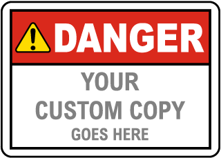 Custom ANSI Sign