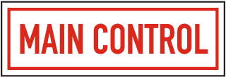 Main Control Sign