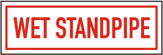 Wet Standpipe Sign