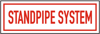 Standpipe System Sign