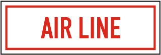Air Line Sign