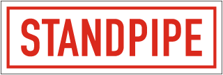 Standpipe Sign