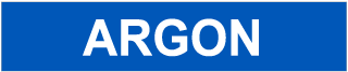 Argon Pipe Label